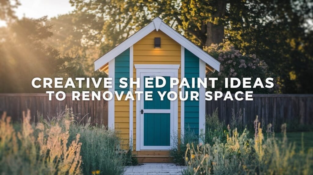 11 Creative Shed Paint Ideas to Renovate Your Space