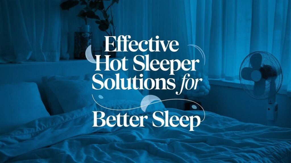15 Effective Hot Sleeper Solutions for Better Sleep