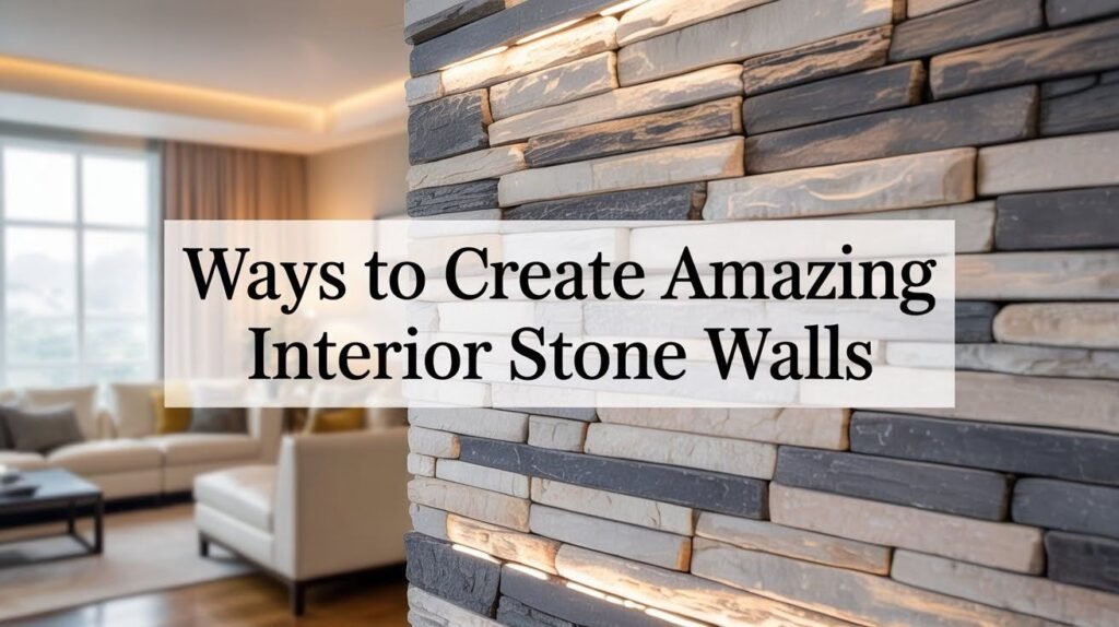 15 Ways to Create Amazing Interior Stone Walls