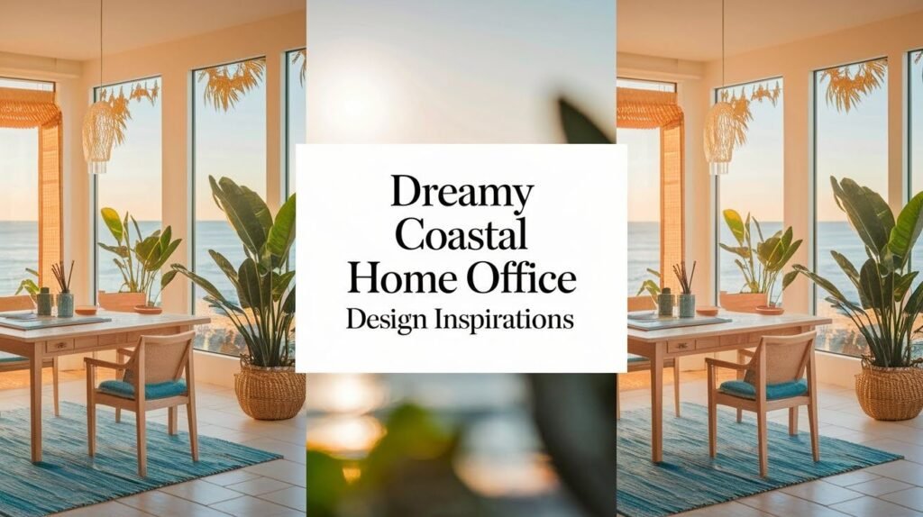 23 Dreamy Coastal Home Office Design Inspirations