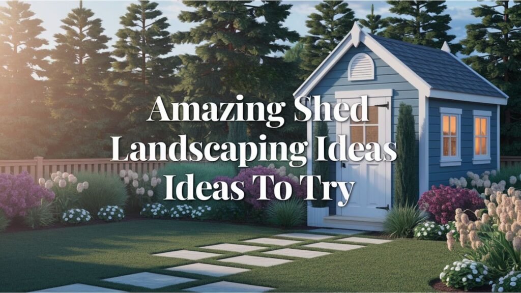 33 Amazing Shed Landscaping Ideas to Try