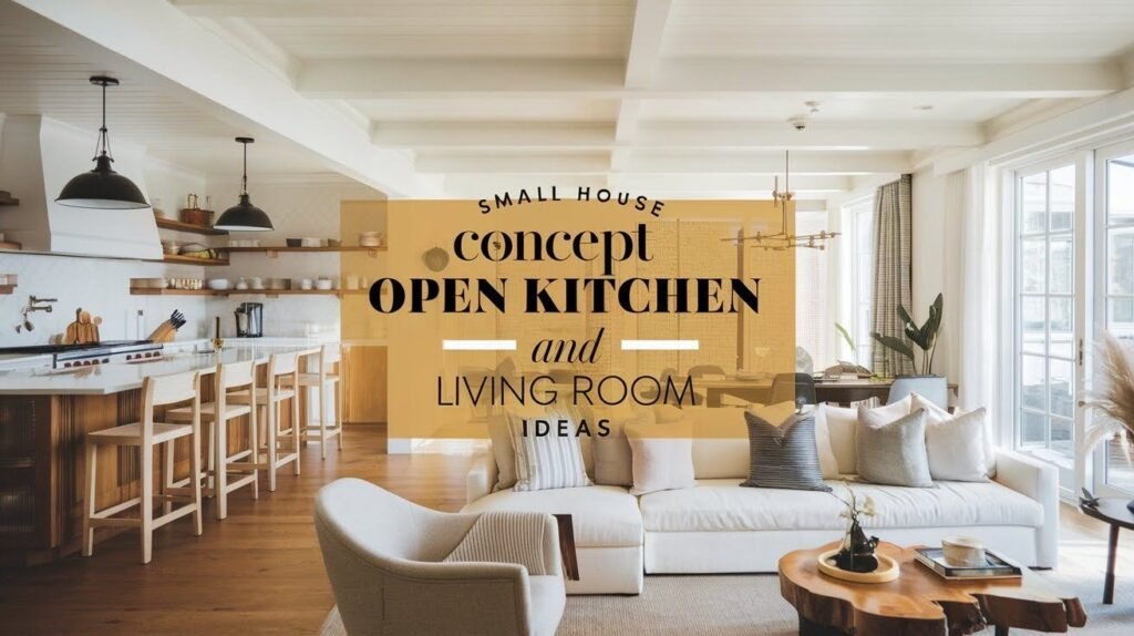 35 Small House Open Concept Kitchen and Living Room Ideas