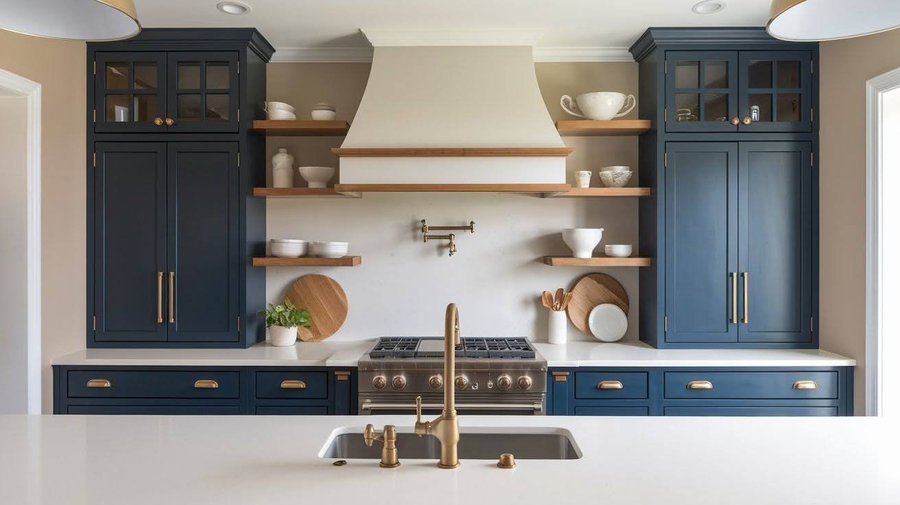Best Color Pairings for Hale Navy Cabinets