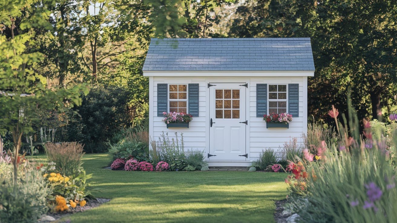 Classic White Shed