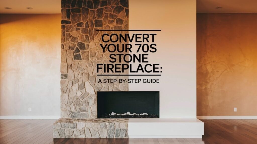 Convert Your 70s Stone Fireplace