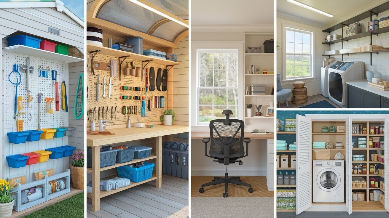 Functional Shed Interior Ideas