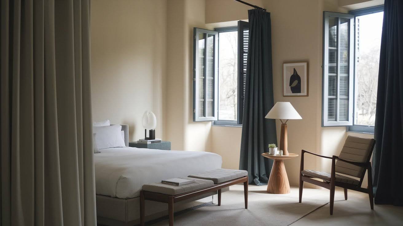 Keep Blinds or Curtains Closed During the Day