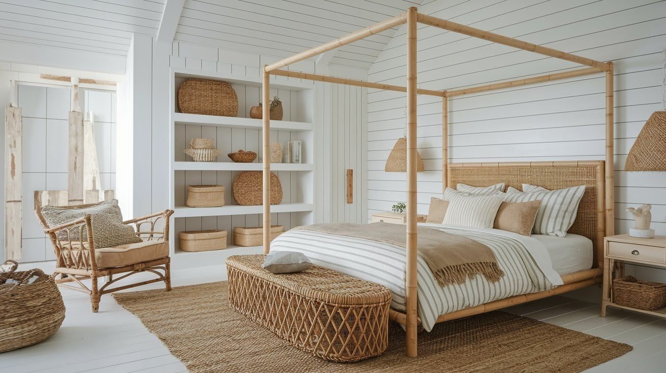 Natural & Textured Bedrooms