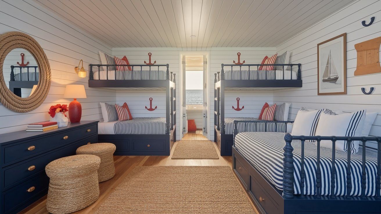 Nautical-Inspired Bedrooms