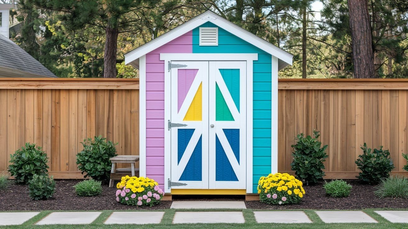 Patterned or Mural Sheds