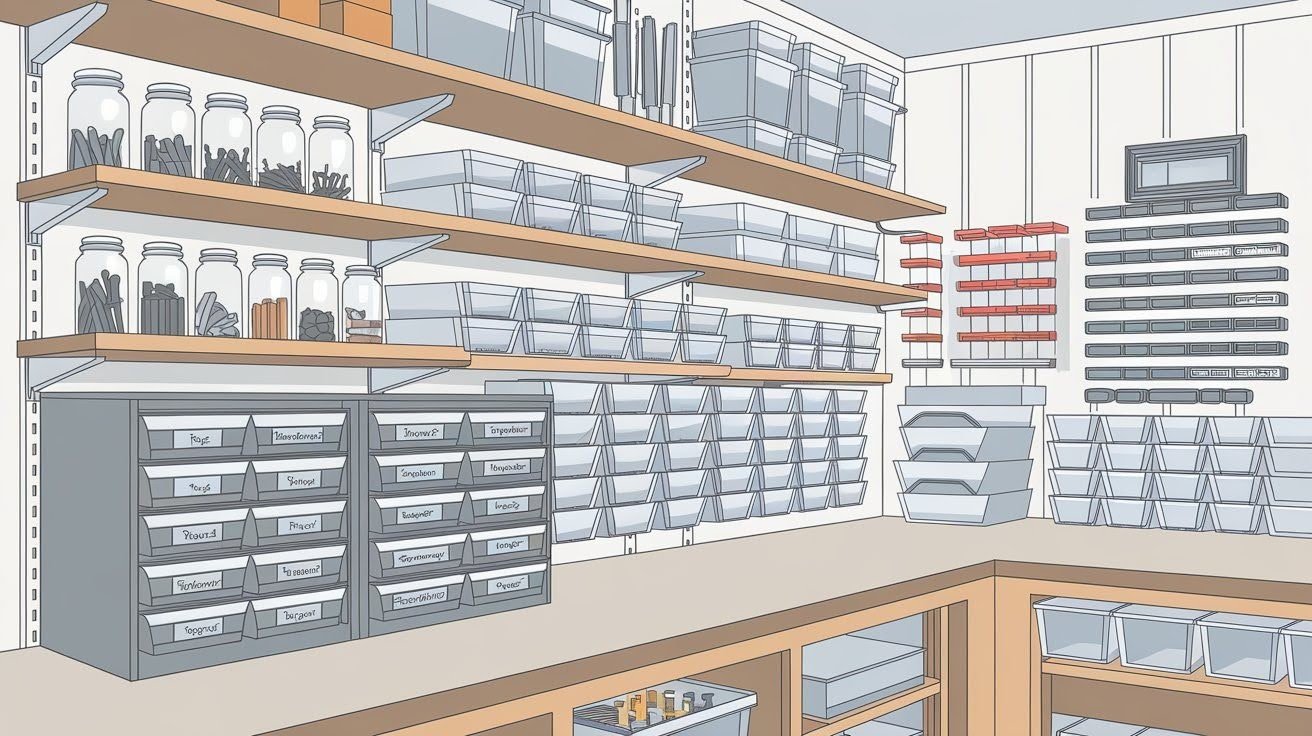 Small Parts & Hardware Storage