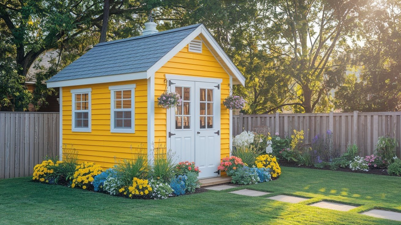 Sunny Yellow Shed