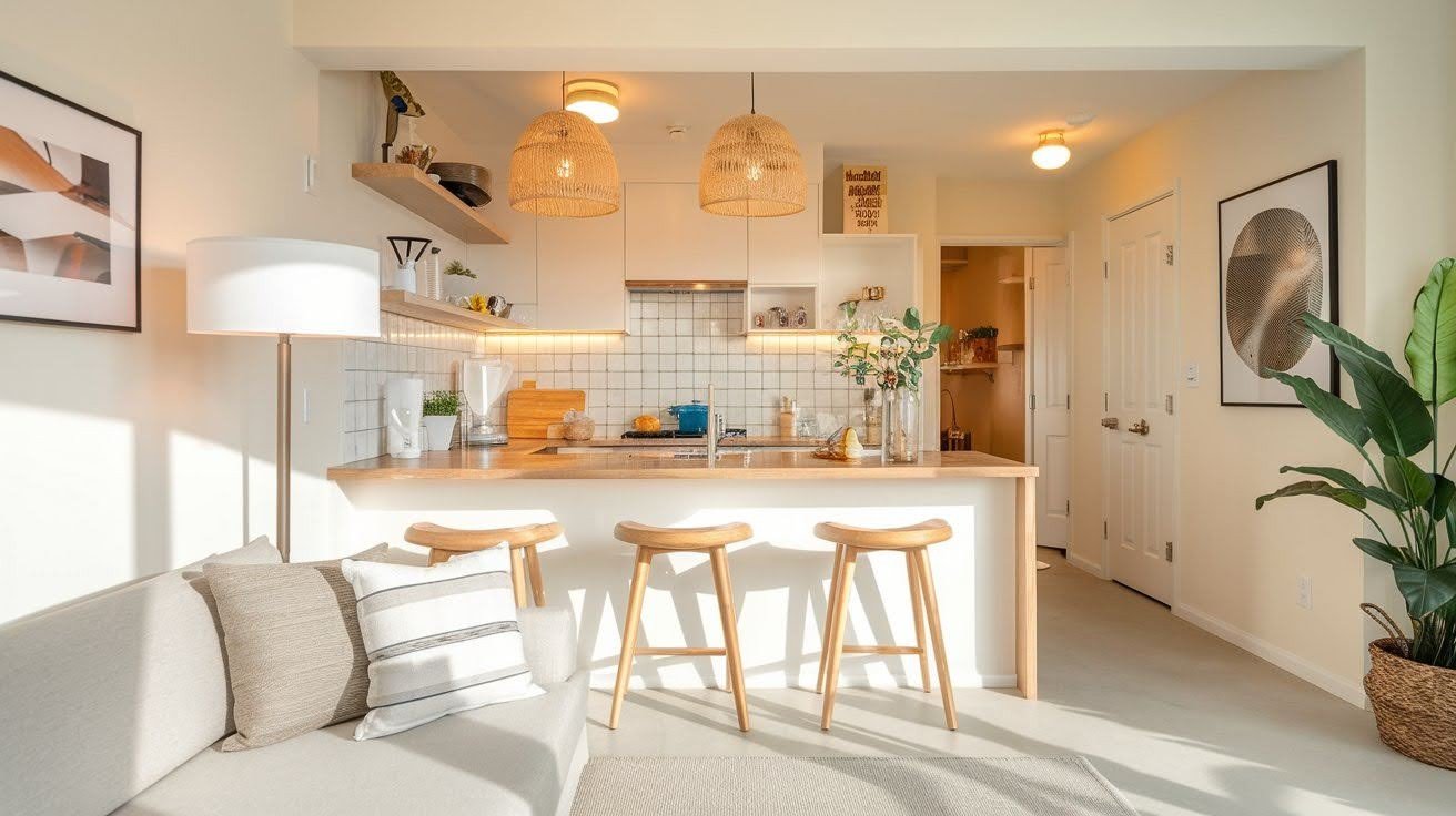 What Is a Small House Open Concept Kitchen and Living Room