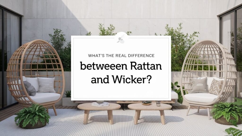 What’s the Real Difference Between Rattan and Wicker