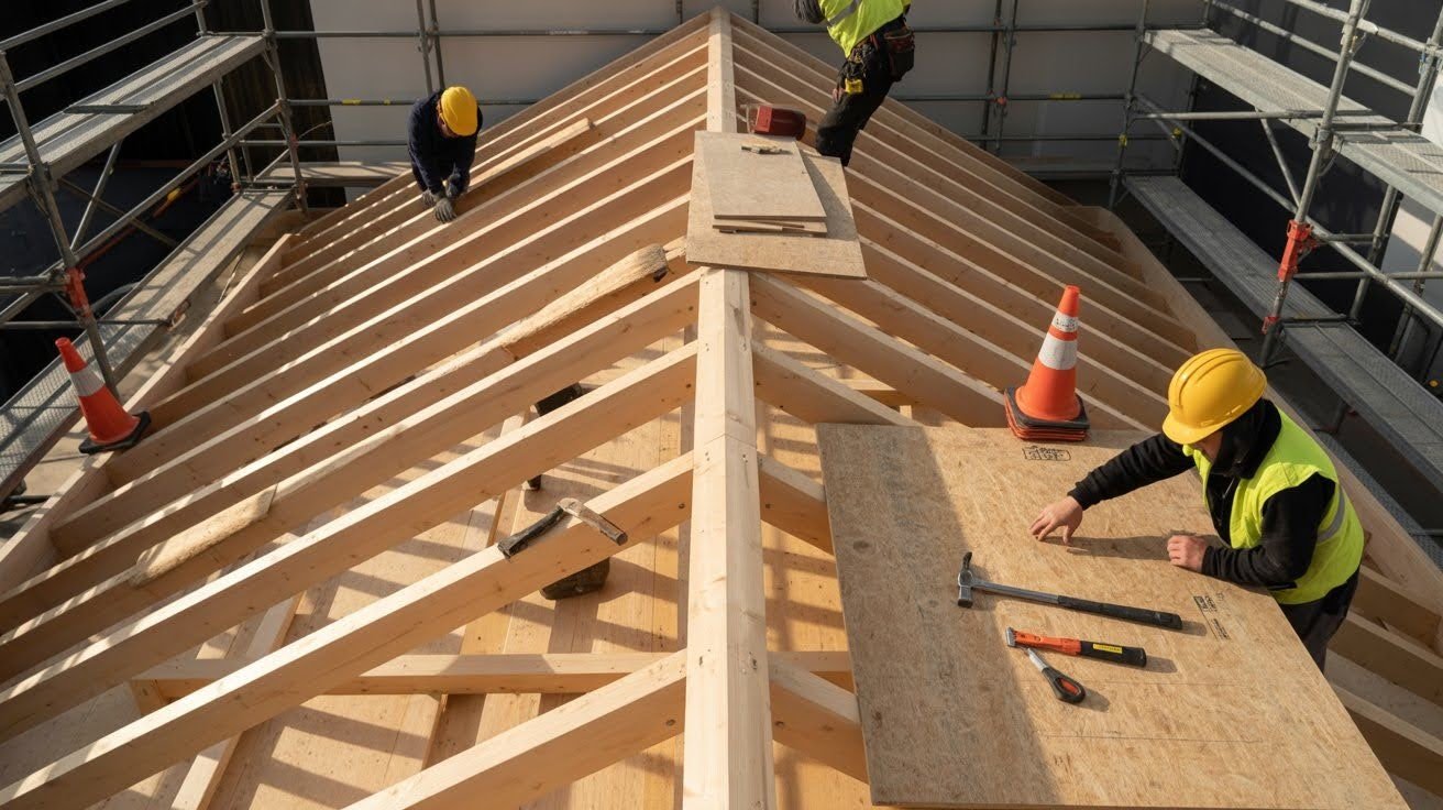 Framework and Decking Installation