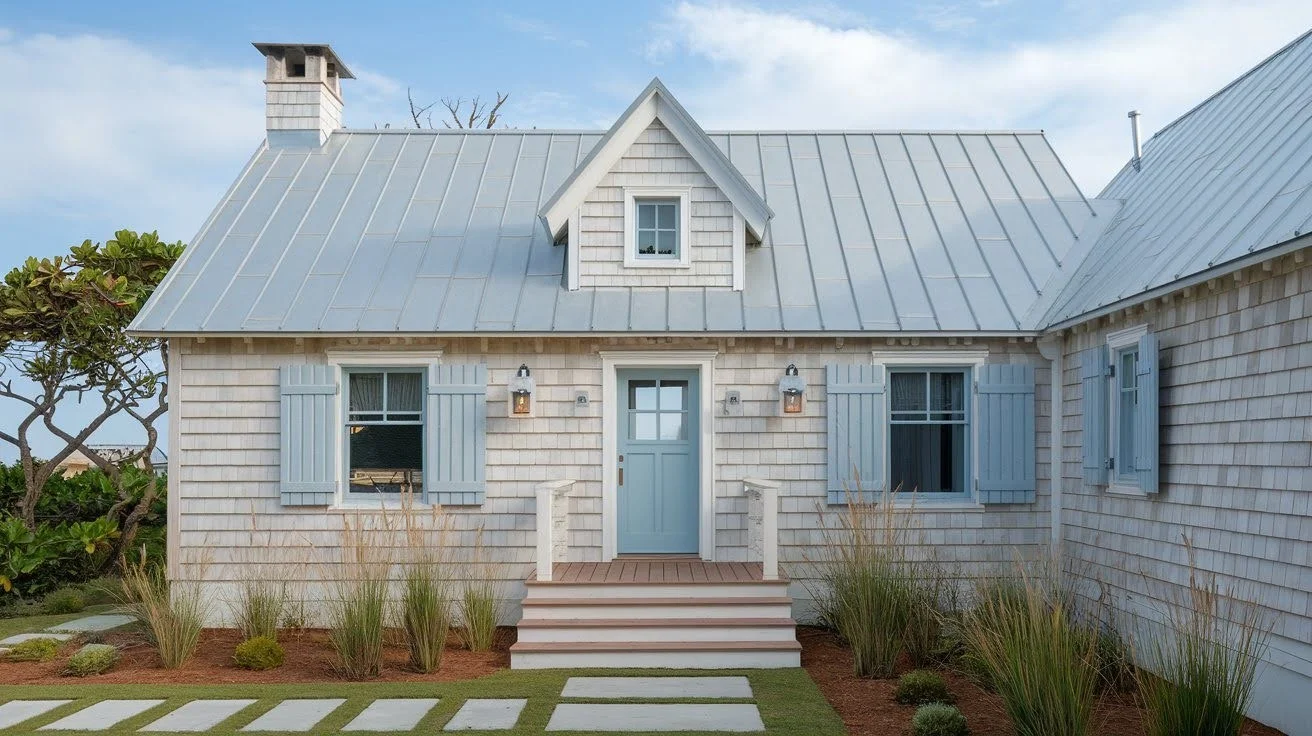 Install Metal Roofs with a Matte or Weathered Finish