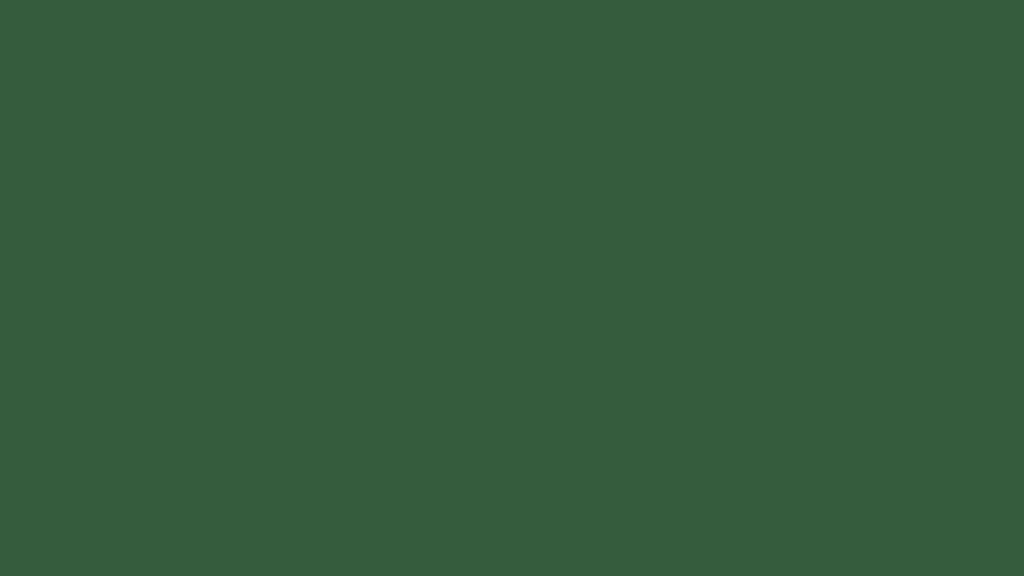 Sherwin-Williams Rookwood Dark Green (#355D3D)