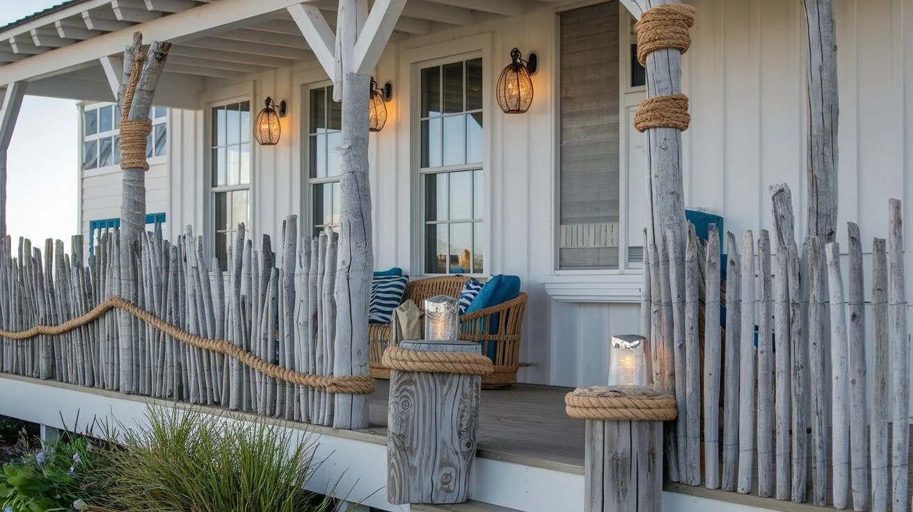  Use Driftwood or Rope Accents