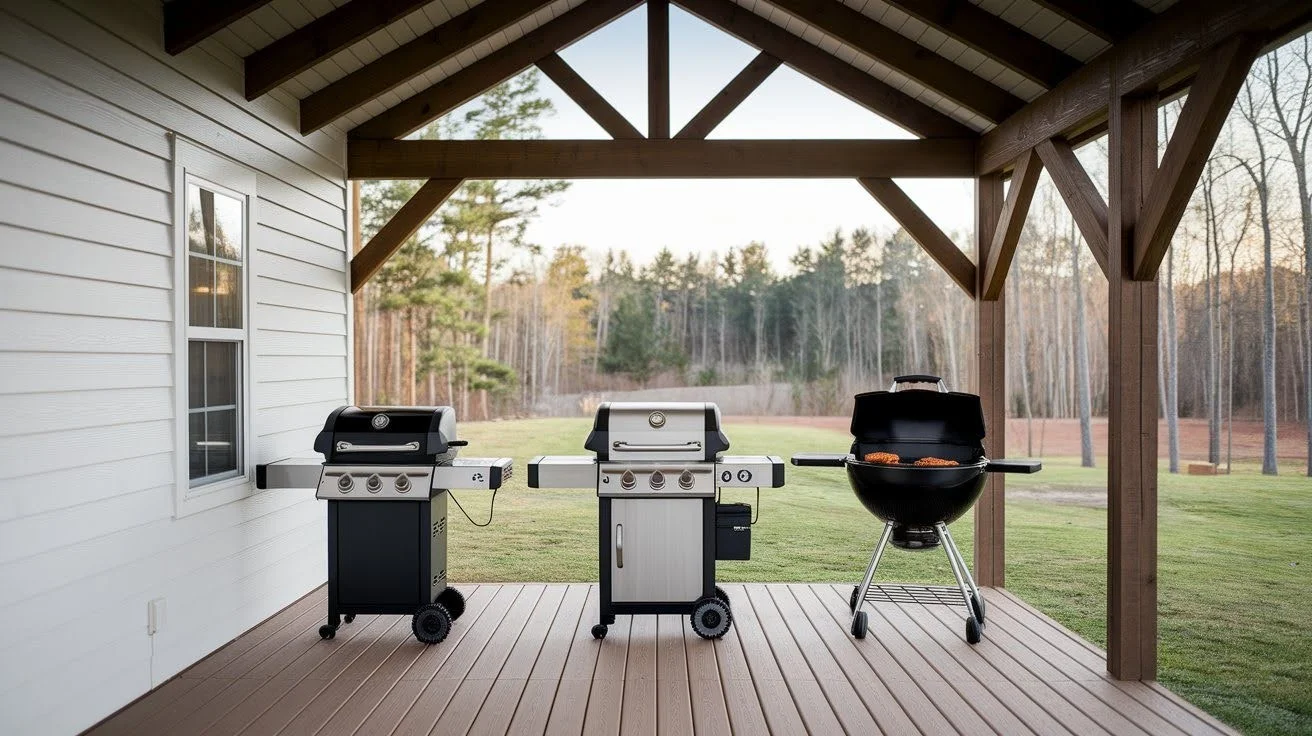 What Kind of Grills Are Safe for Covered Patios