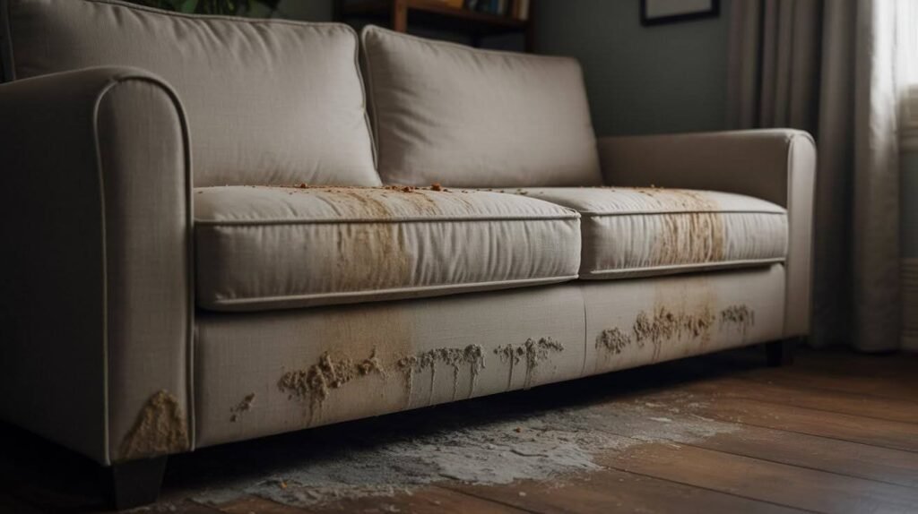 Where Mold Grows on a Couch