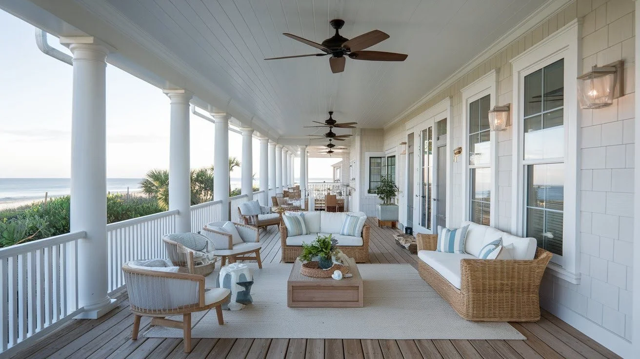Wraparound Porches with Ocean Breeze Appeal