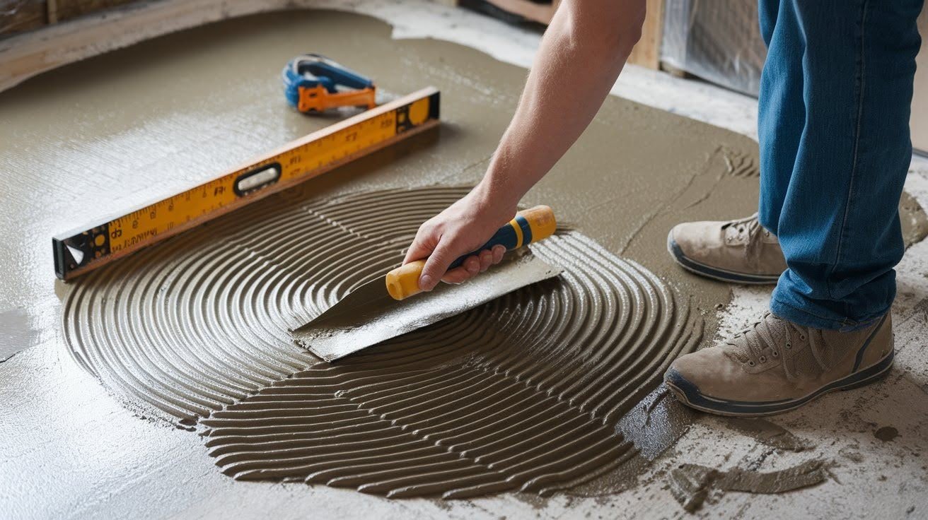 c. Leveling Uneven Floors (Minor Cases)