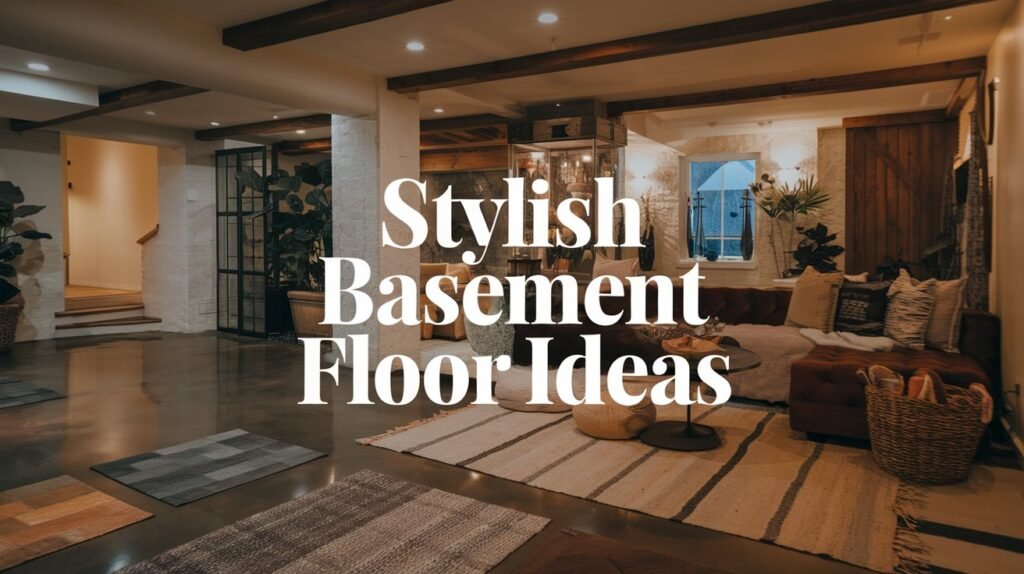 Stylish Basement Floor