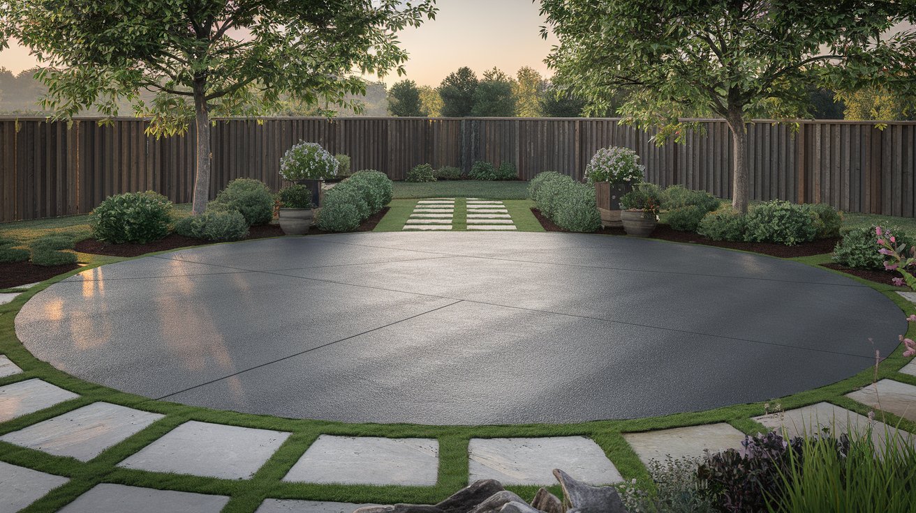 What Is a Broom Finish Concrete Patio