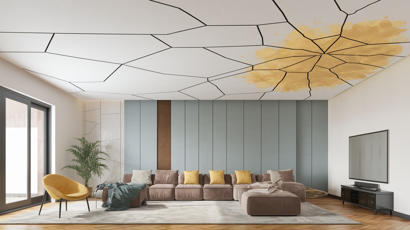Types of Ceiling Cracks and What They Mean
