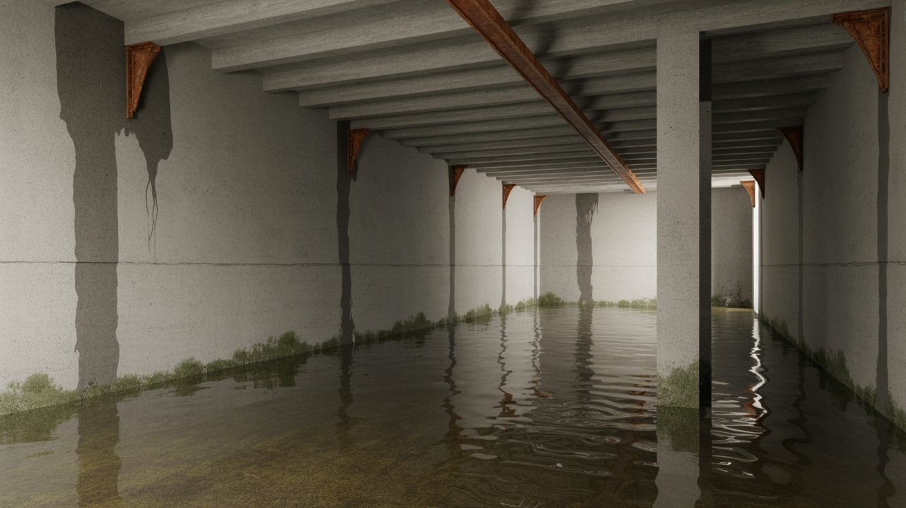 Water Intrusion in the Basement or Crawl Space